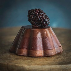 Gluten-Free Dark Chocolate Blackberry Silk Dessert 3 pcs